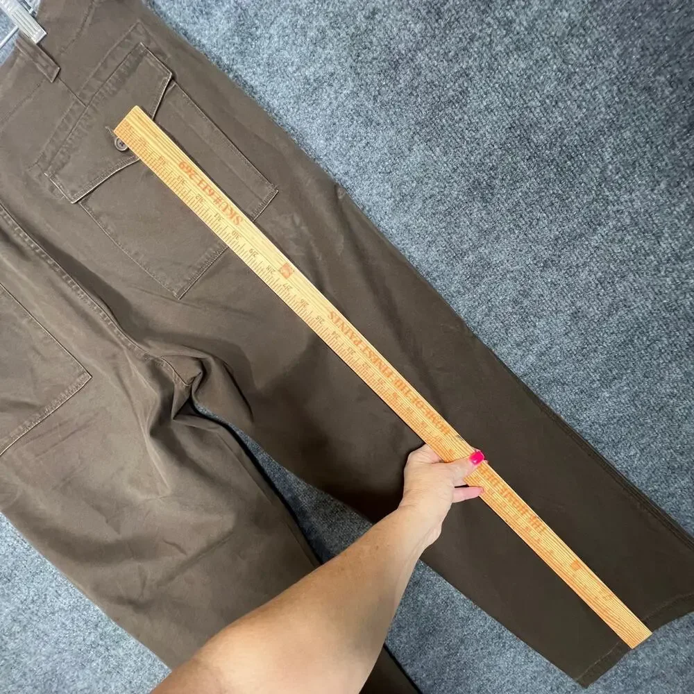 Vintage Banana Republic Pants Mens 35x30 Brown Relaxed Straight Leg Work Casual